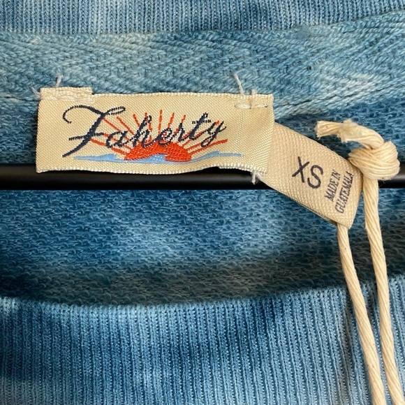 Faherty Go Easy Tee Blue Dye Short Sleeve - Picture 8 of 10